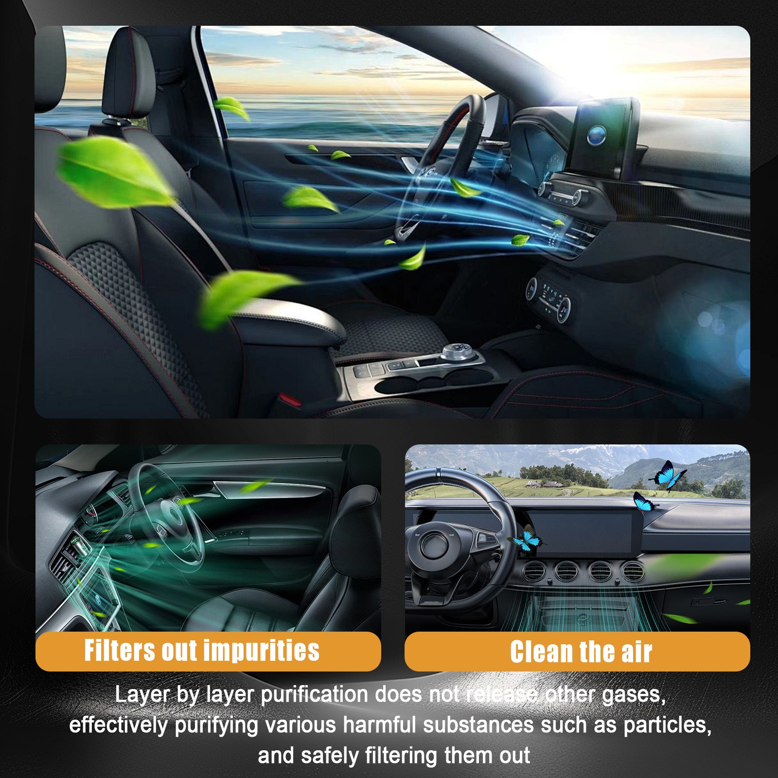 Cabin Air Filter for Toyota Tacoma 2005-2022 2.7L V6 3.5L & 4.0L