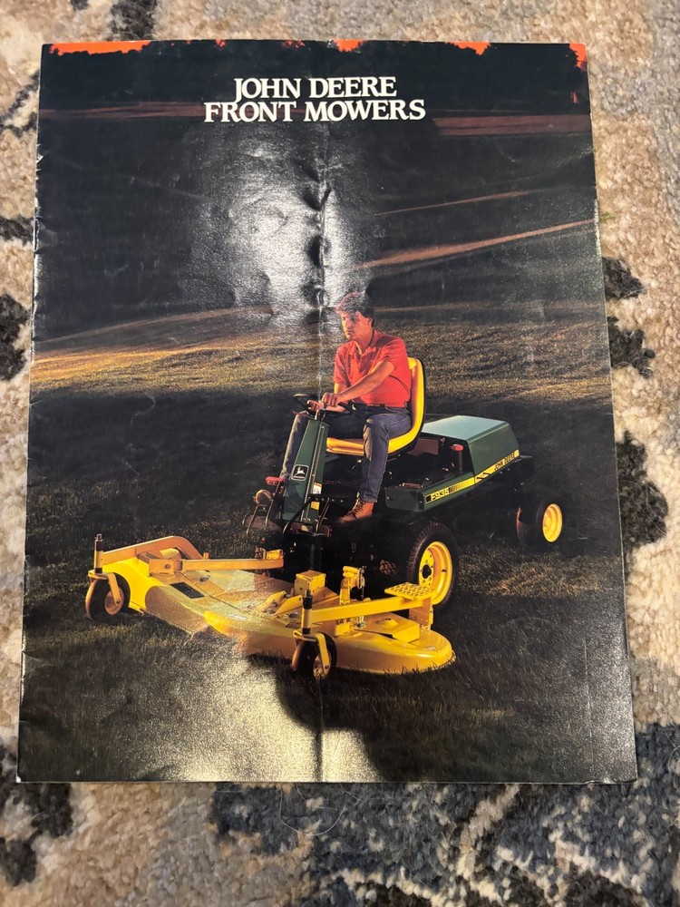 John Deere Front Mowers For 1987 Brochure AMIL2