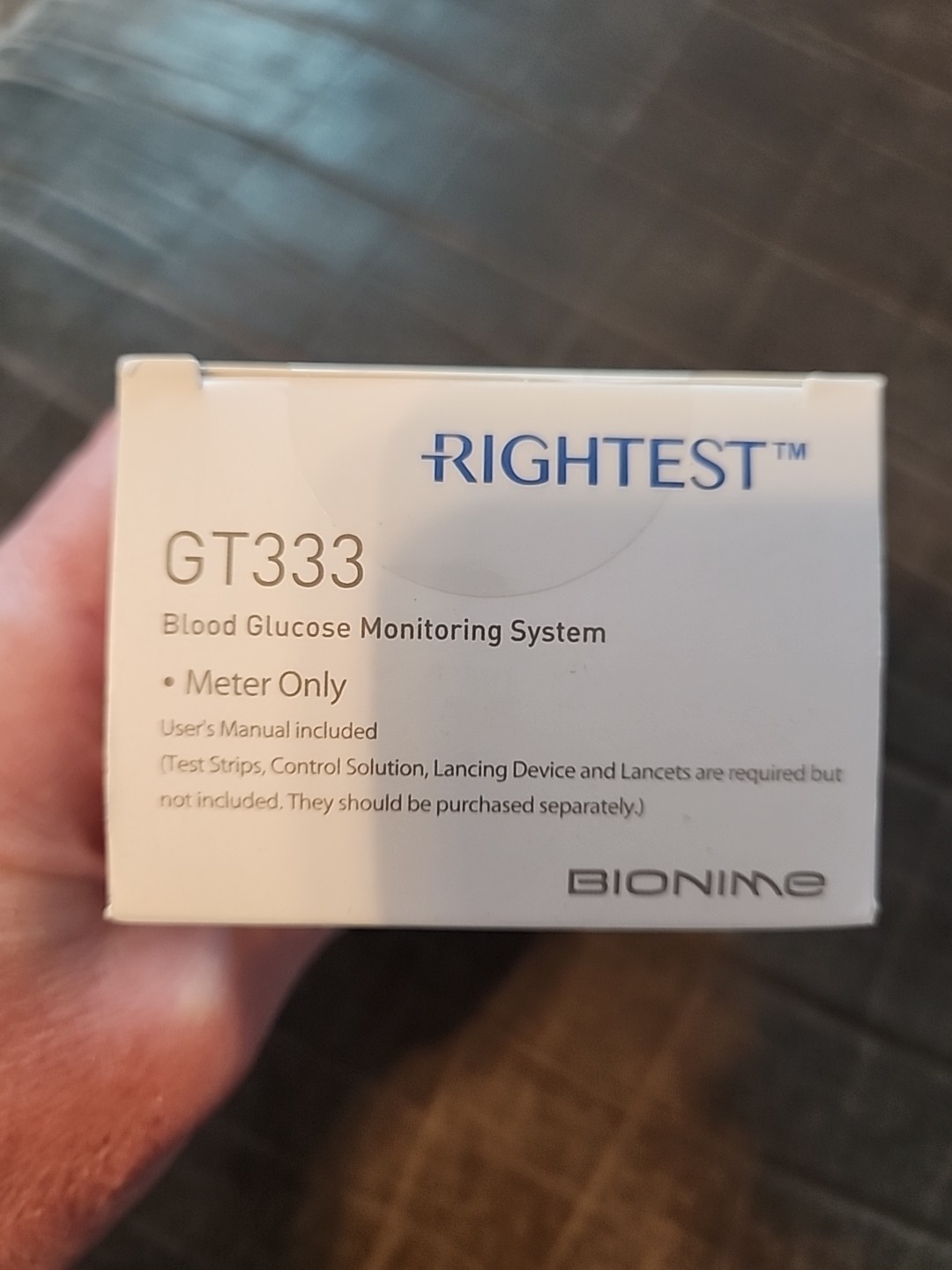 Rightest GT333 Blood Glucose Monitoring System, Bluetooth New in Box - 044