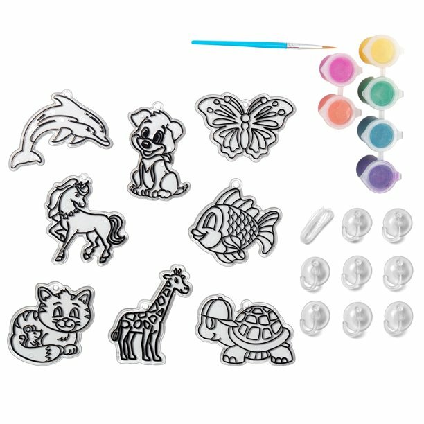 Hello Hobby Suncatcher Kit - Animals (24 pc)