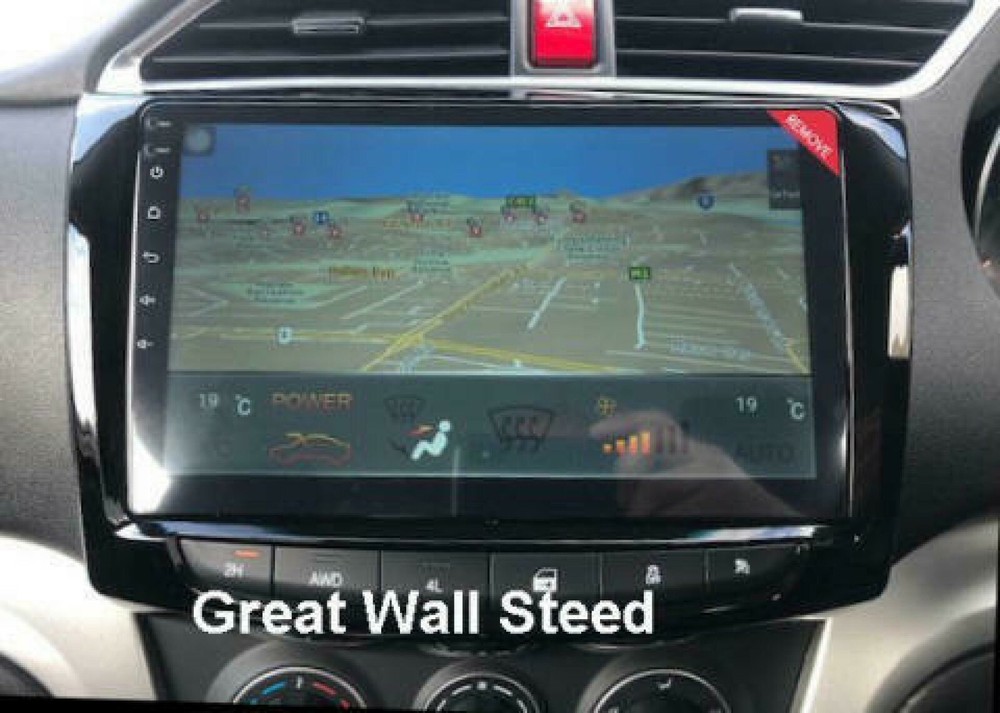 GREAT WALL STEED HEAD UNIT GPS BLUETOOTH APPLE CARPLAY ANDROID AUTO &CAMERA RHD