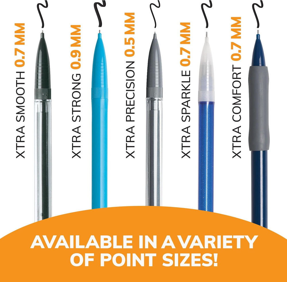 Xtra-Smooth Mechanical Pencils with Erasers, Medium Point (0.7Mm), 12-Count Pack