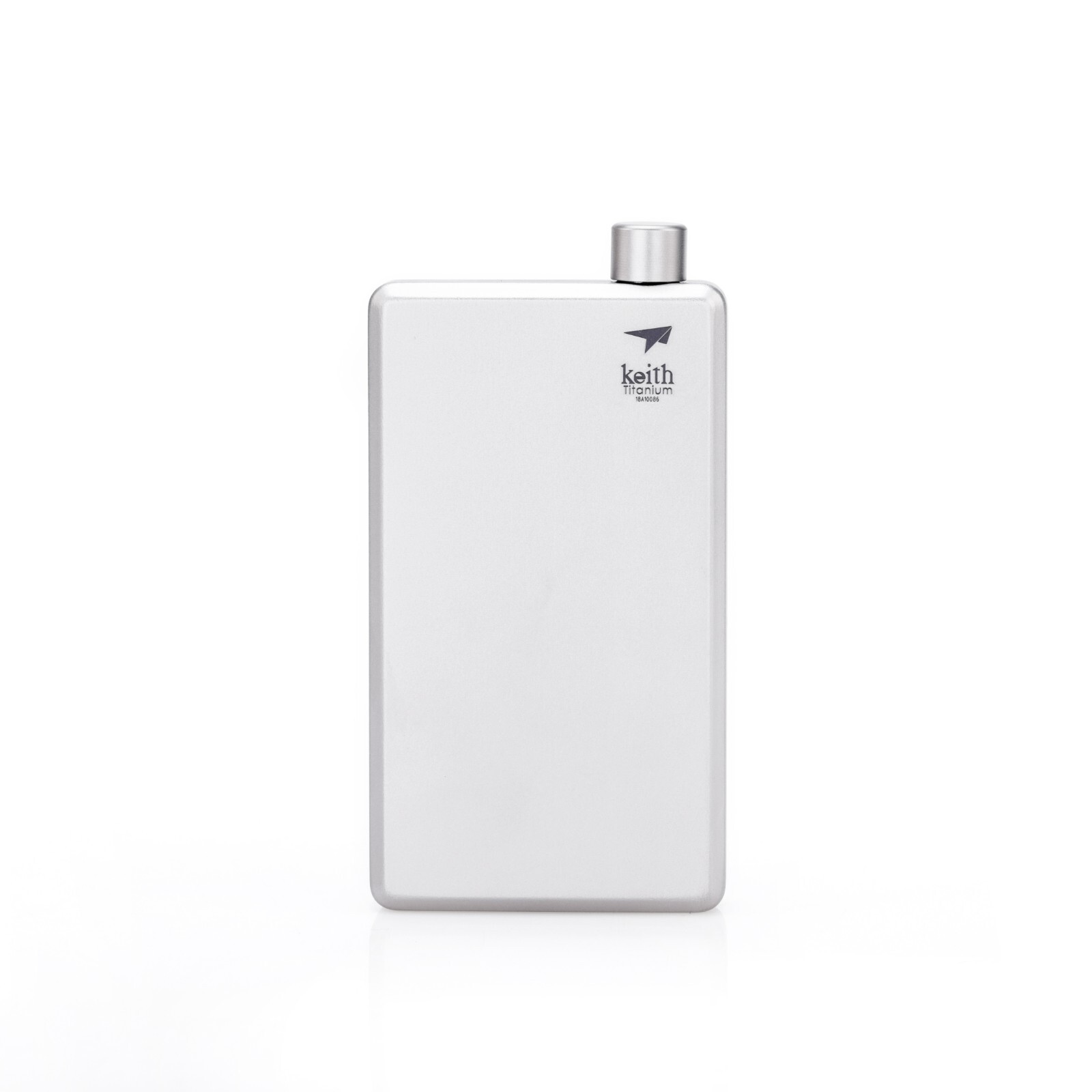 Keith Titanium Ti9306 Pocket Flask with Funnel - 4.0 fl oz (Shipped from USA)