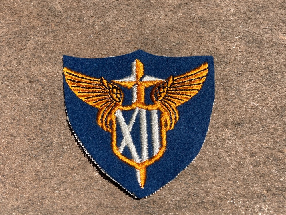Authentic WW2 US Army Air Force 12th Tactical Air Command Patch