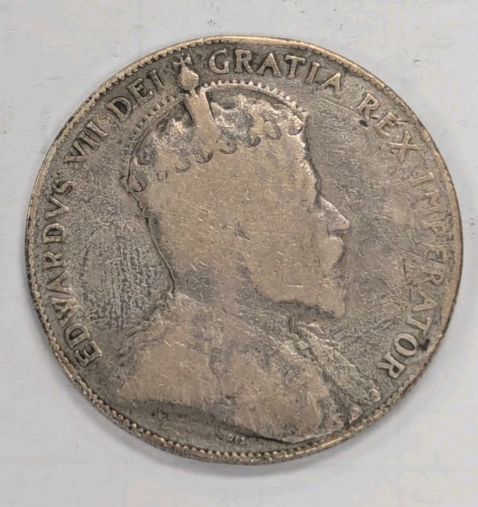 1910-CANADA HALF DOLLAR -#T209