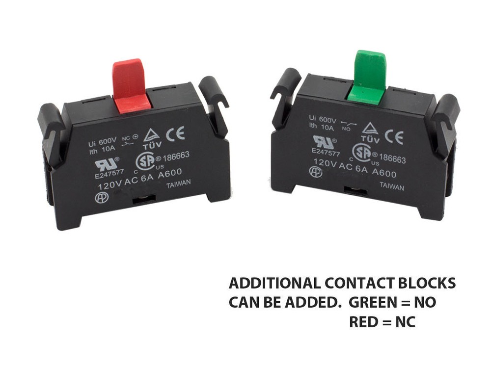 CS-302 ATI 30mm Selector Switch Maintained 1NO 1NC 2 Positions