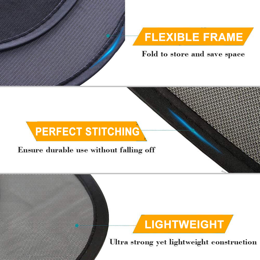Foldable Car Rear Windshield Sun Shade Visor Window Mesh Cover UV Block Shield