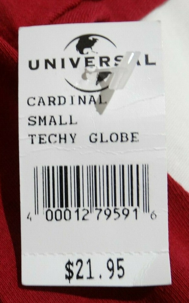 UNIVERSAL STUDIOS TECHY GLOBE T-SHIRT SIZE S, GLOBE SPINNER KEY CHAIN & LANYARD