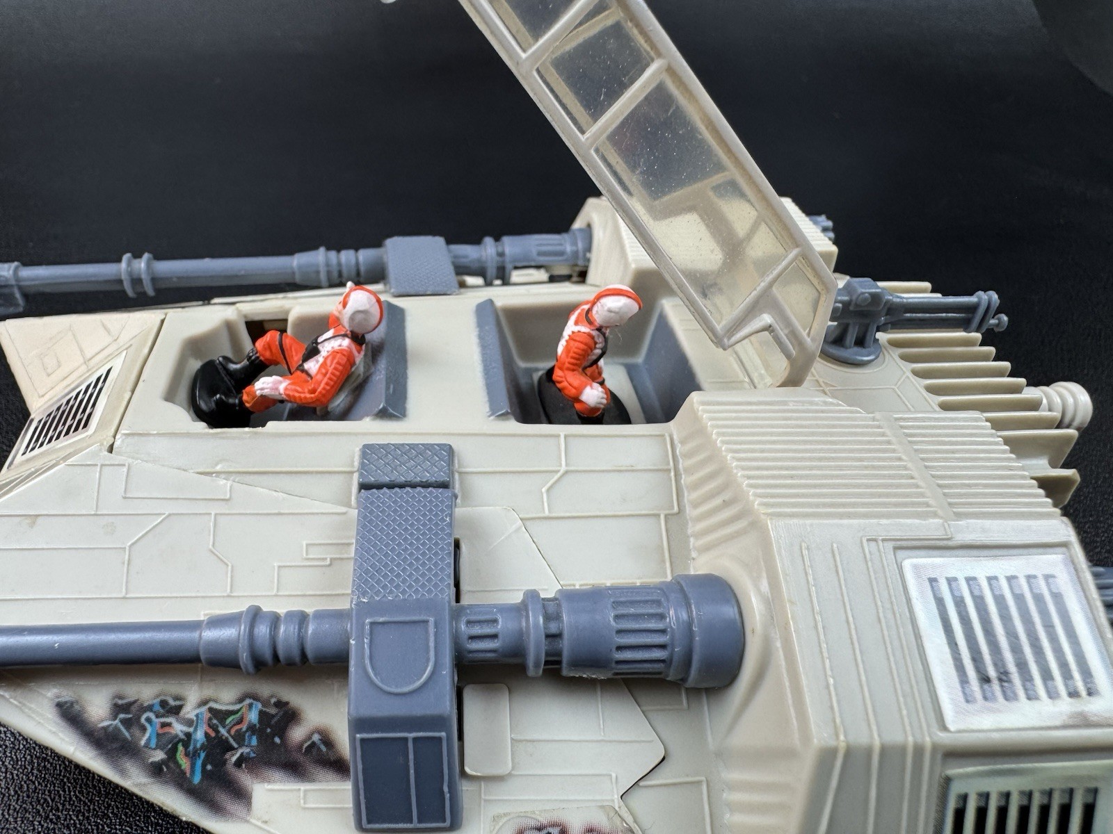 Star Wars Snowspeeder 1982 Kenner Micro Collection with both die cast figures