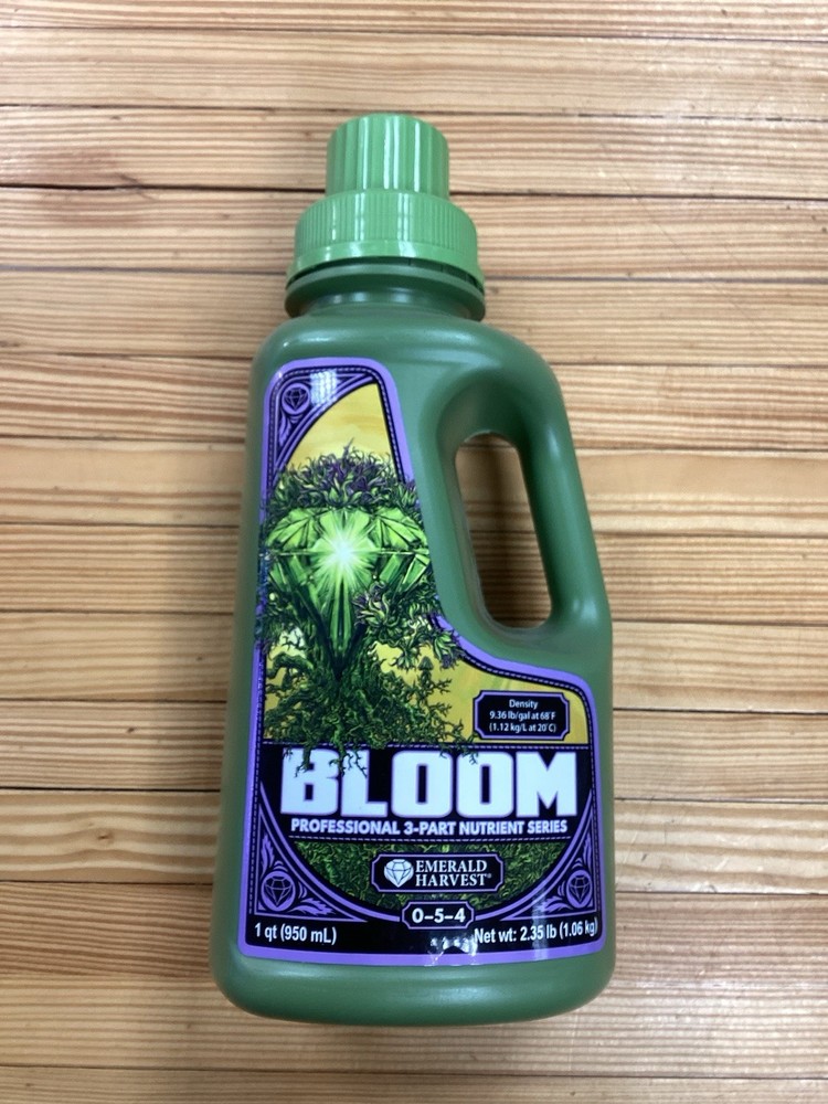 Emerald Harvest Bloom 1Quart 3-Part Nutrient Series