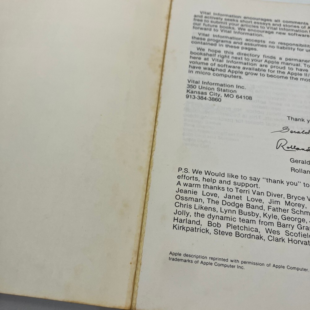 2 Vintage Apple Computer Manuals Lot Software Directory Pascal Reference TPB