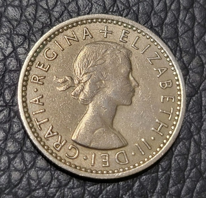 1964 Great Britain Six Pence Coin