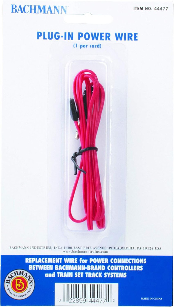 Trains - Plug-In Power Wire - RED