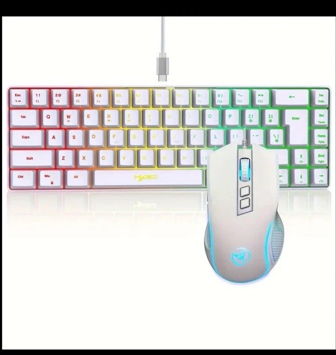 Gaming keyboard and mouse combo RGB LIGHT FAST RESPONSIVE LED GAMING COMBO