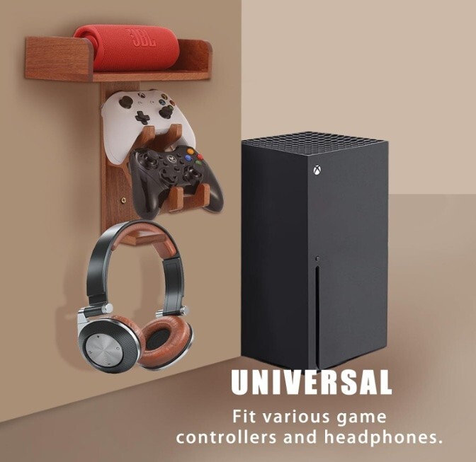 Wood Controller Holder