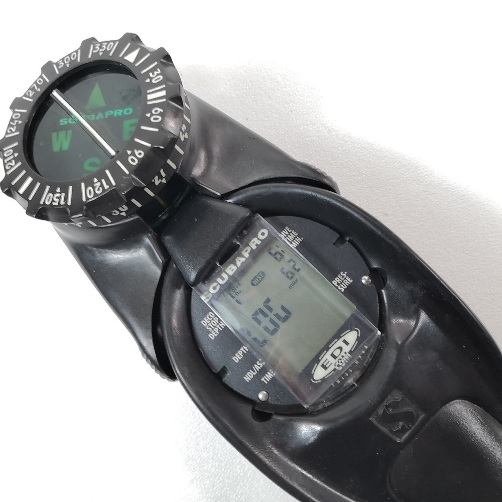 Scubapro EDI Air Integrated Scuba Dive Diving Computer with Compass #3105