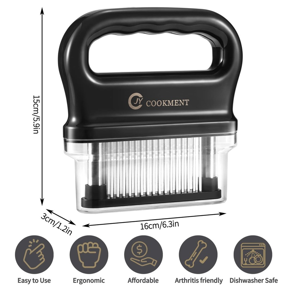 Meat Tenderizer 48 Stainless Steel Ultra Sharp Needle Blade Kitchen Cooking Tool