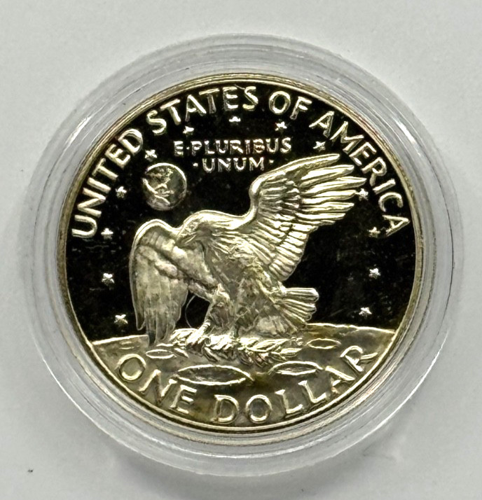 1974-S Eisenhower Silver Dollar Proof In Protective Capsule