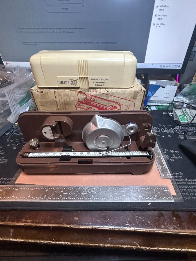 Vintage OHAUS 505 Precision Loading Scale