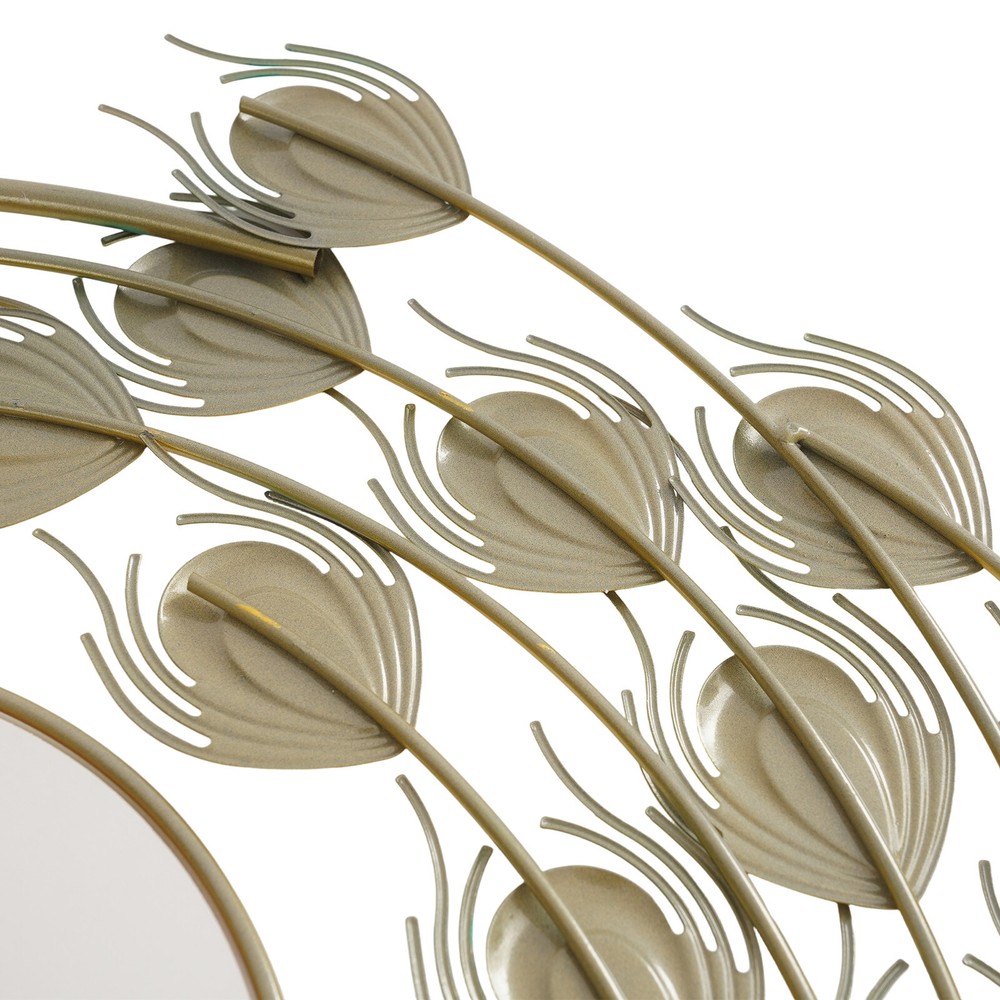 Peacock Wall Clock, Silent Art Wall Clock, Decorative Wall Clock