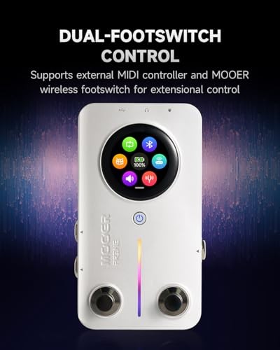 Prime M2 Multi Effects Processor Headphone Amp, Stereo Bass Guitar M2Silver