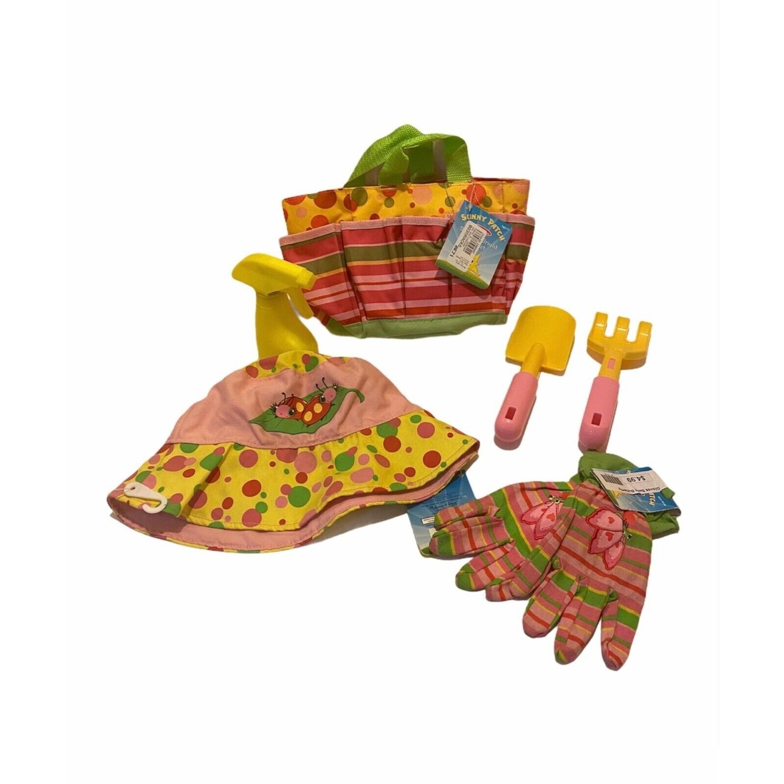 Melissa & Doug Sunny Patch Blossom Bright Tote Gardening Toy Set Kids Outdoor