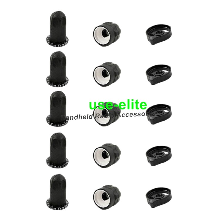5x Volume & Channel Knobs Concentric Switch for XTS2500 XTS1500 Radio