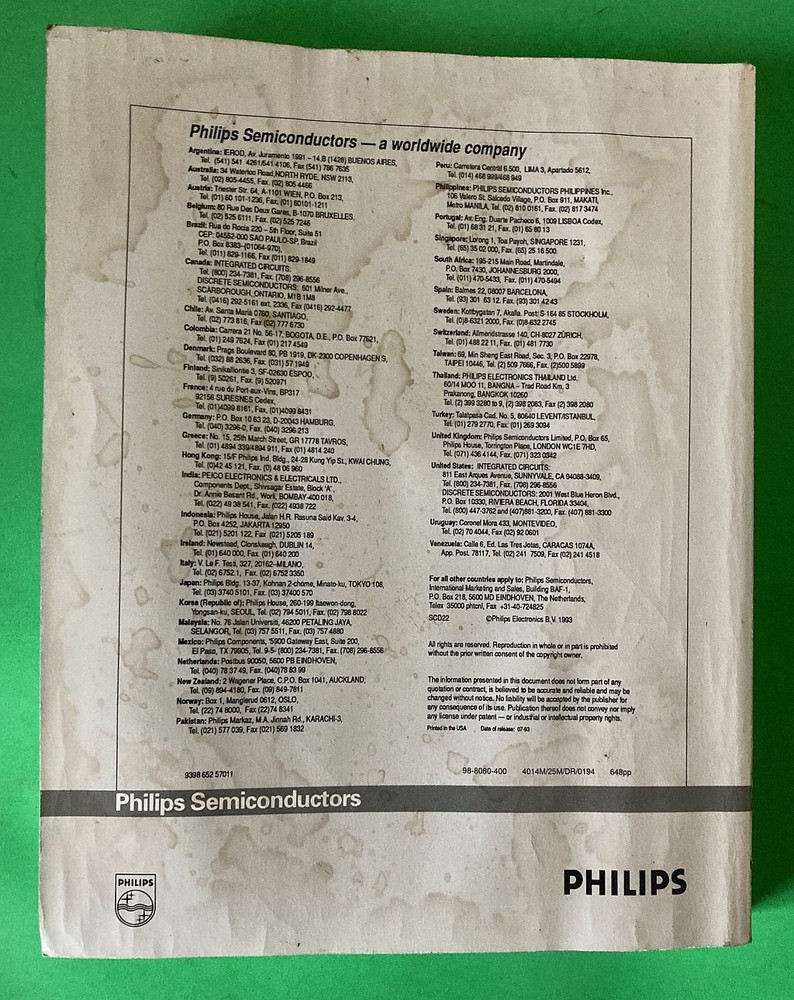 PHILIPS 80C51 Application Notes I²C TreasureTrove WOW ! AWESOME! Much I2C data!