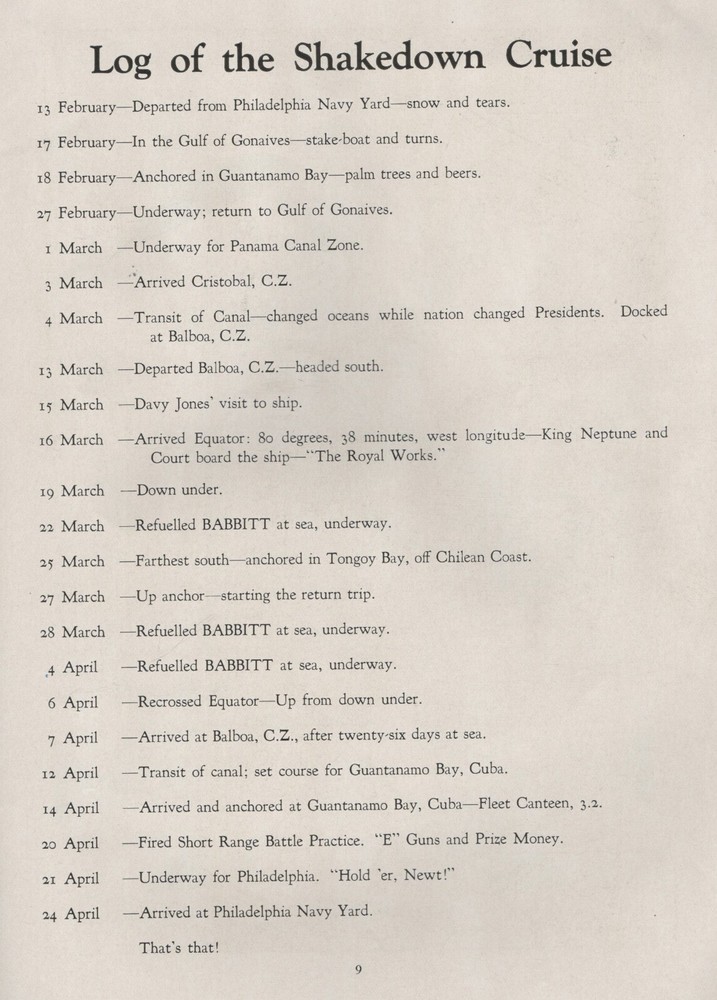 ☆ USS INDIANAPOLIS CA-35 MAIDEN DEPLOYMENT SHAKEDOWN CRUISE BOOK YEAR LOG 1933 ☆