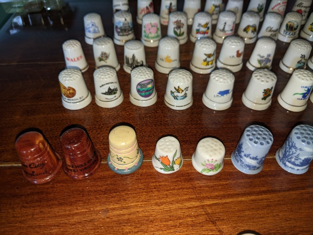 thimbles collectibles lot 50+