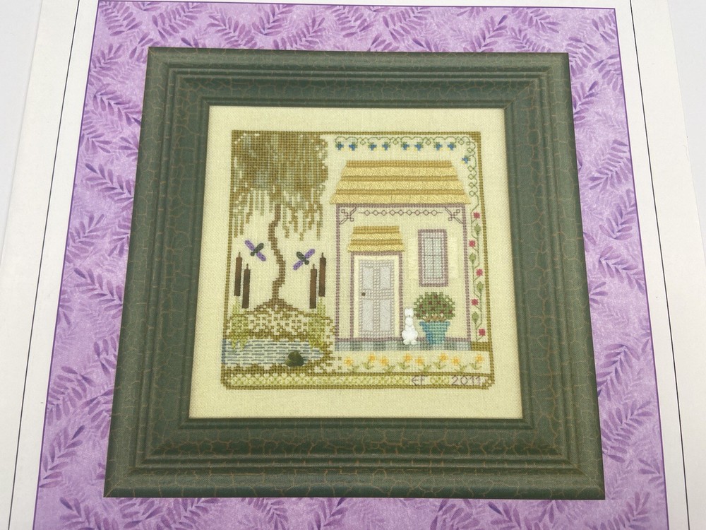 Elizabeth’s Designs Dragonfly Cottage Counted Cross Stitch Pattern