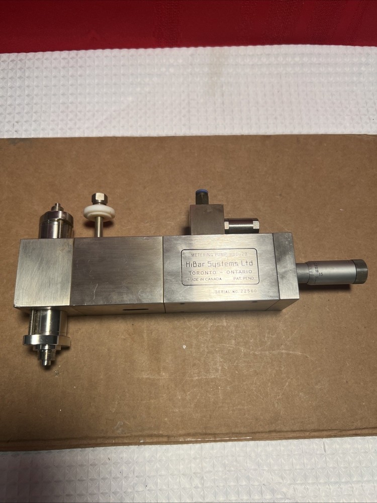 Hibar Systems Ltd HBD-2B Precision Metering Pump (Needs Replacement Cylinder)
