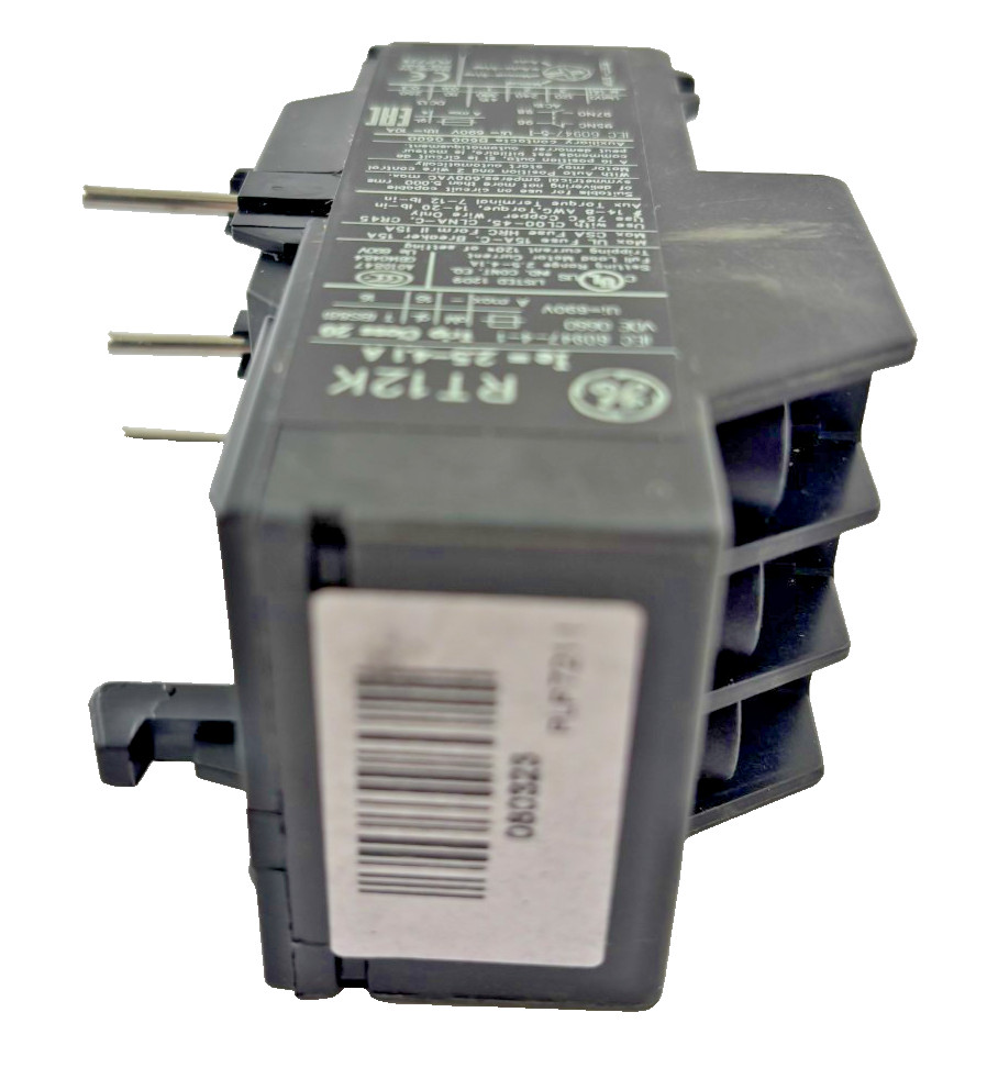 GE RT12K Overload Relay Auto/Manual Reset Type Industrial Control