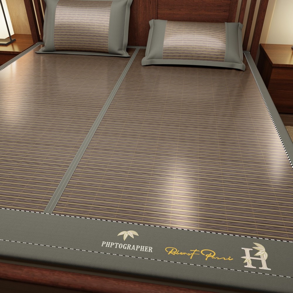 Bamboo Mat 2026 Summer Sleeping Mat Cooling Bed Mat Folding Multi Size 凉席 光滑竹席 棕