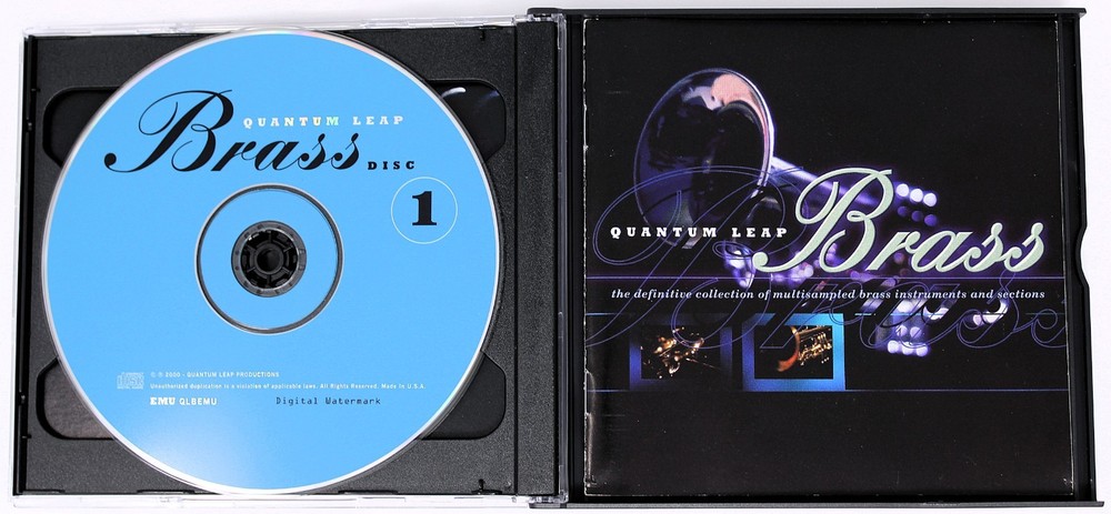 East West Quantum Leap Brass E-MU Format Sample/Sound Library/Sampling 5 CD