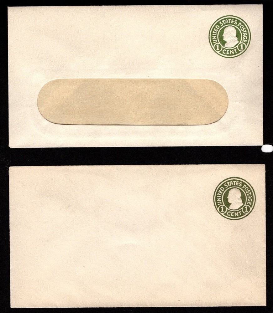 #U420 Franklin  Envelope set/2 - UPSS size 13  - MInt