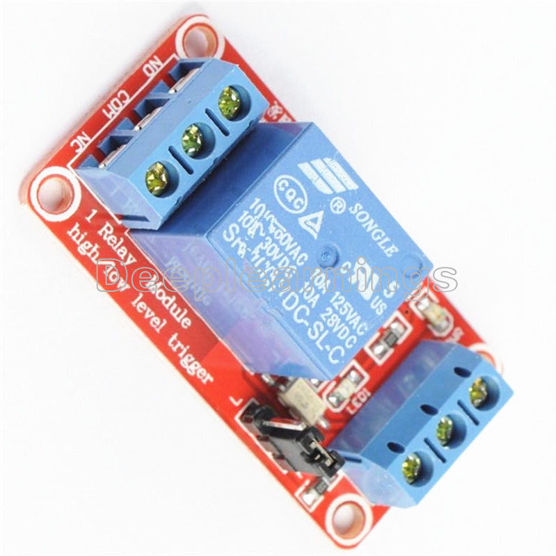 12V 1 Channel Module With Optocoupler Isolation High and Low Level Trigger Relay