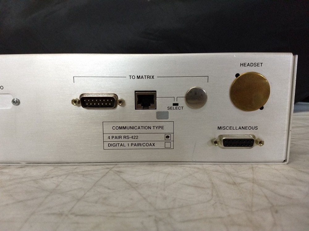 Clear-Com Intercom Systems ICS-2110 Matrix Plus Master Station