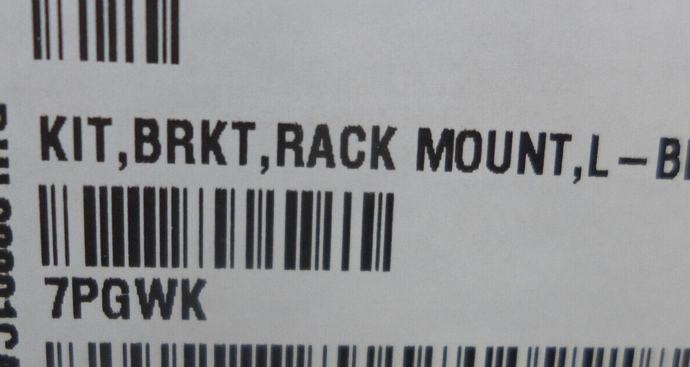 NEW Dell L-Bracket Rack Mount Kit 7PGWK