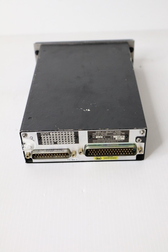 Collins DSP-85B Display Select Panel 622-9116-014