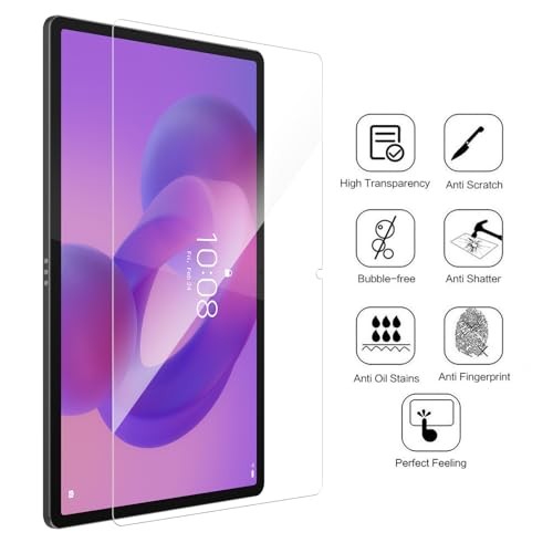 2 Pack Screen Protector Compatible with Lenovo Idea Tab Plus 12.1", Case