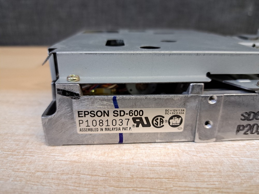 Epson SD 600 5.25 Internal Floppy Drive Untested