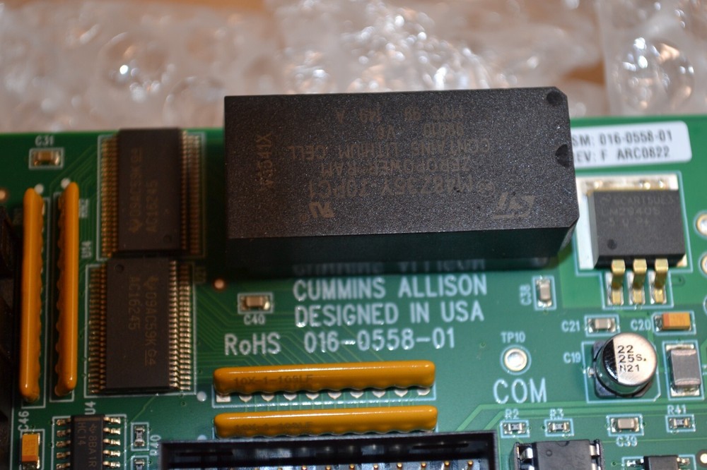 CUMMINS ALLISON ASM: 016-0558-01 Control Board