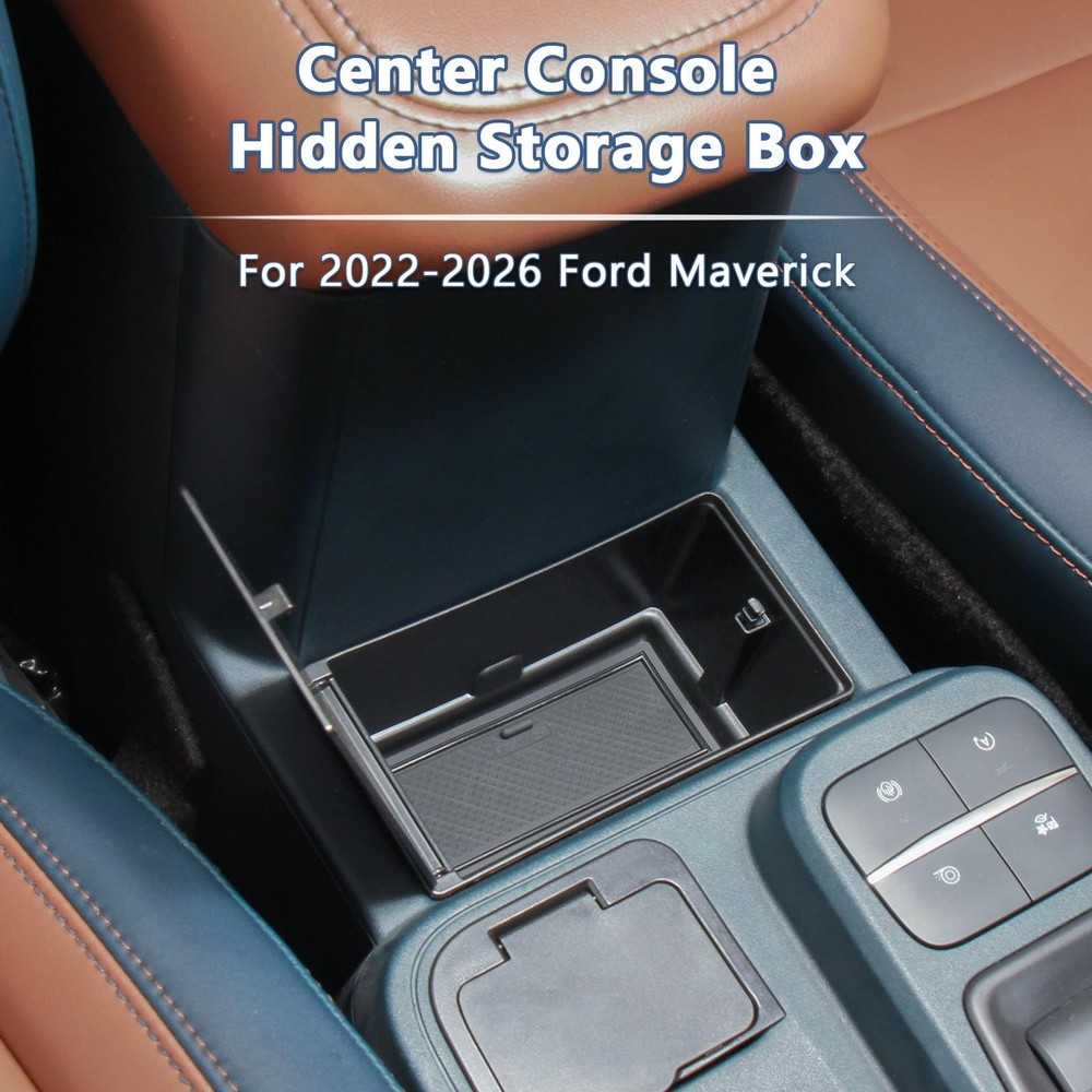 TOPINSTALL Console Hidden Storage Box Compatible Console-sized, black or gray