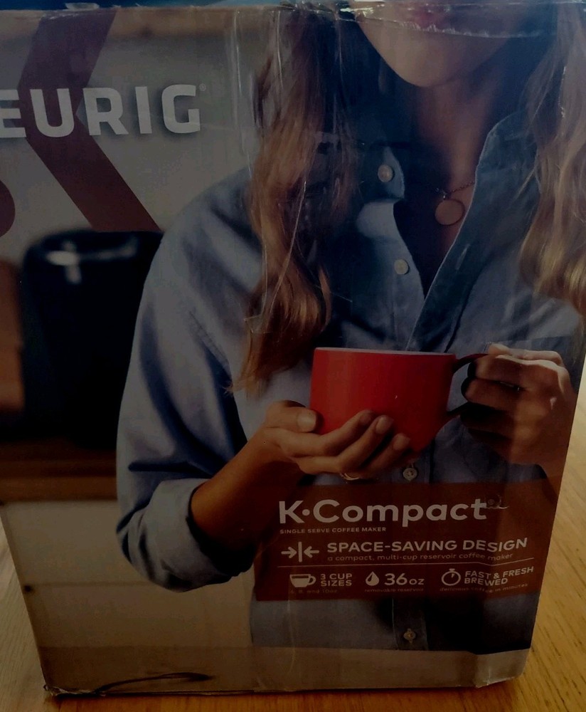 Keurig K-Compact K35 Single Serve Pod Coffee Machine - Black