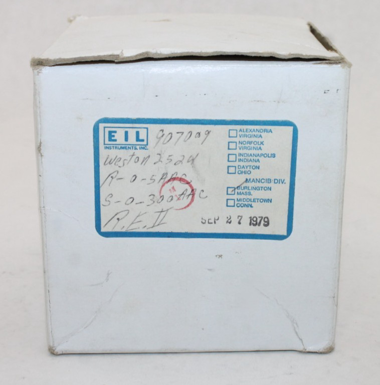Weston 2524 A.C. Volts Meter Gauge