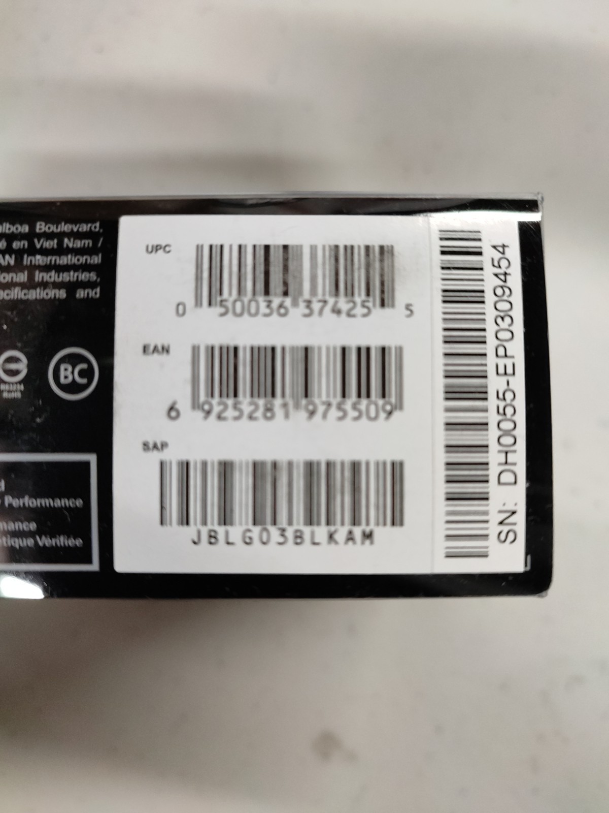 JBL GO3 Portable Waterproof Wireless Speaker - Black