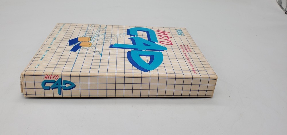 Intro Cad (Progressive Peripherals & Software, Commodore Amiga, 1988) CIB Works!