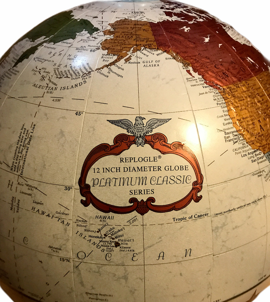 Replogle 12" Diameter Globe Platinum Classic Series Raised with Stand