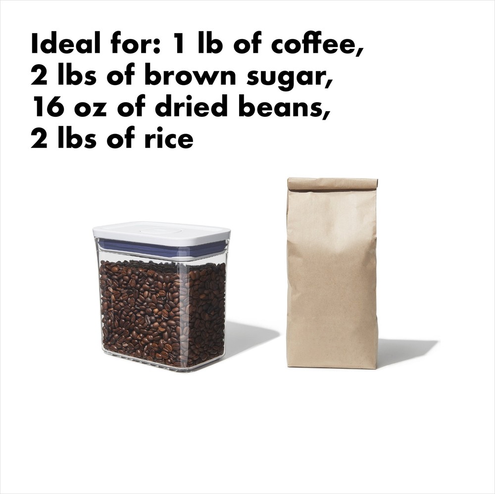 OXO Softworks POP Container - Rectangle Short 1.7 Qt